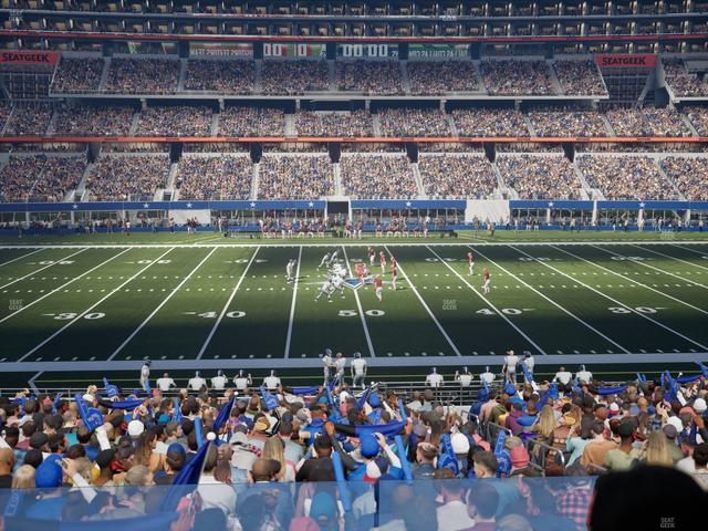 AT&T Stadium - Section Owners Club Suite 1 L Seat View