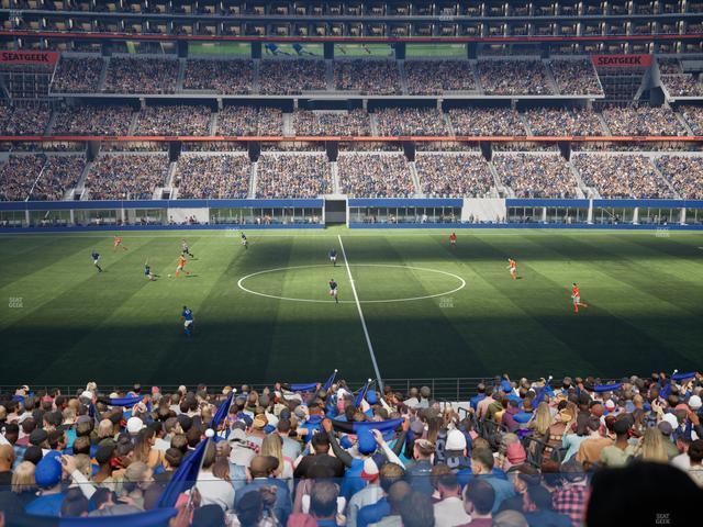 AT&T Stadium - Section Owners Club Suite 1 L Seat View