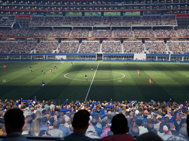 AT&T Stadium - Section Owners Club Suite 1 R Seat View