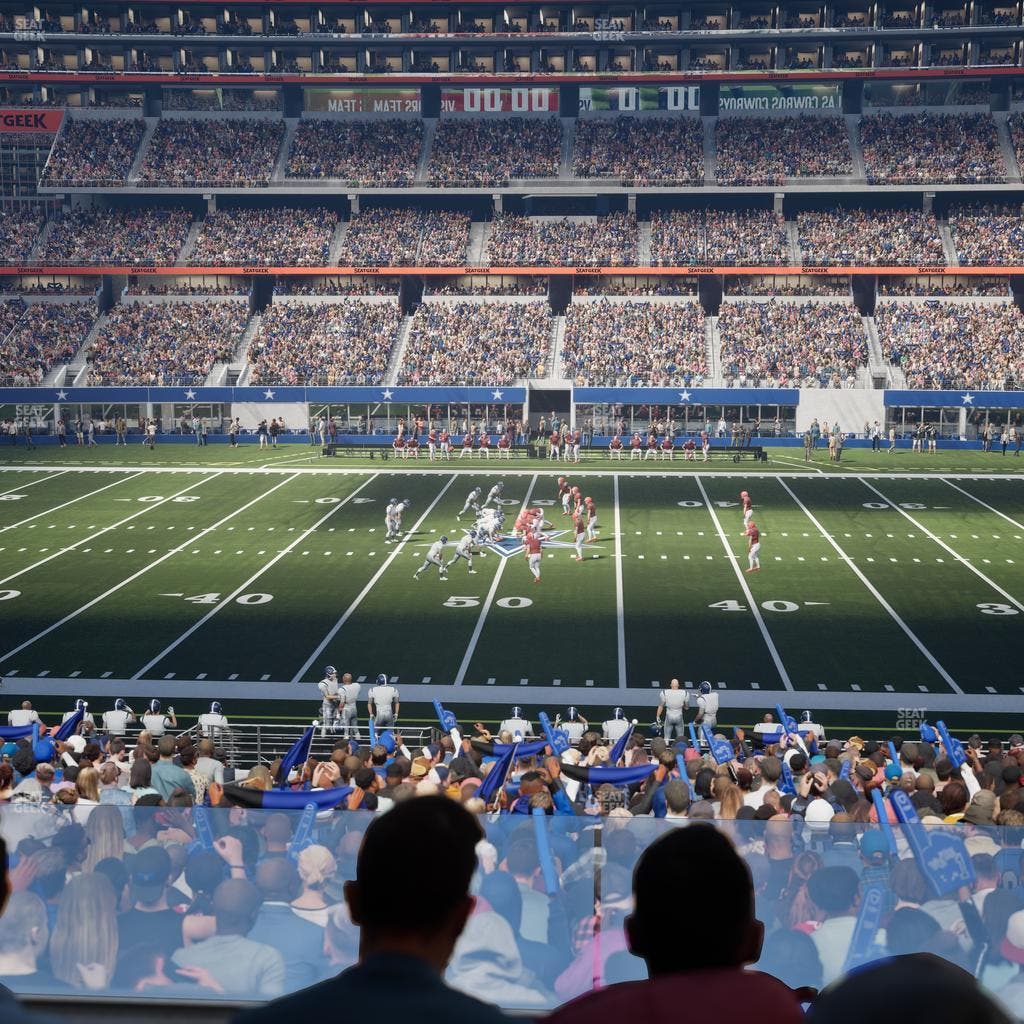 AT&T Stadium - Section Owners Club Suite 1 R Seat View