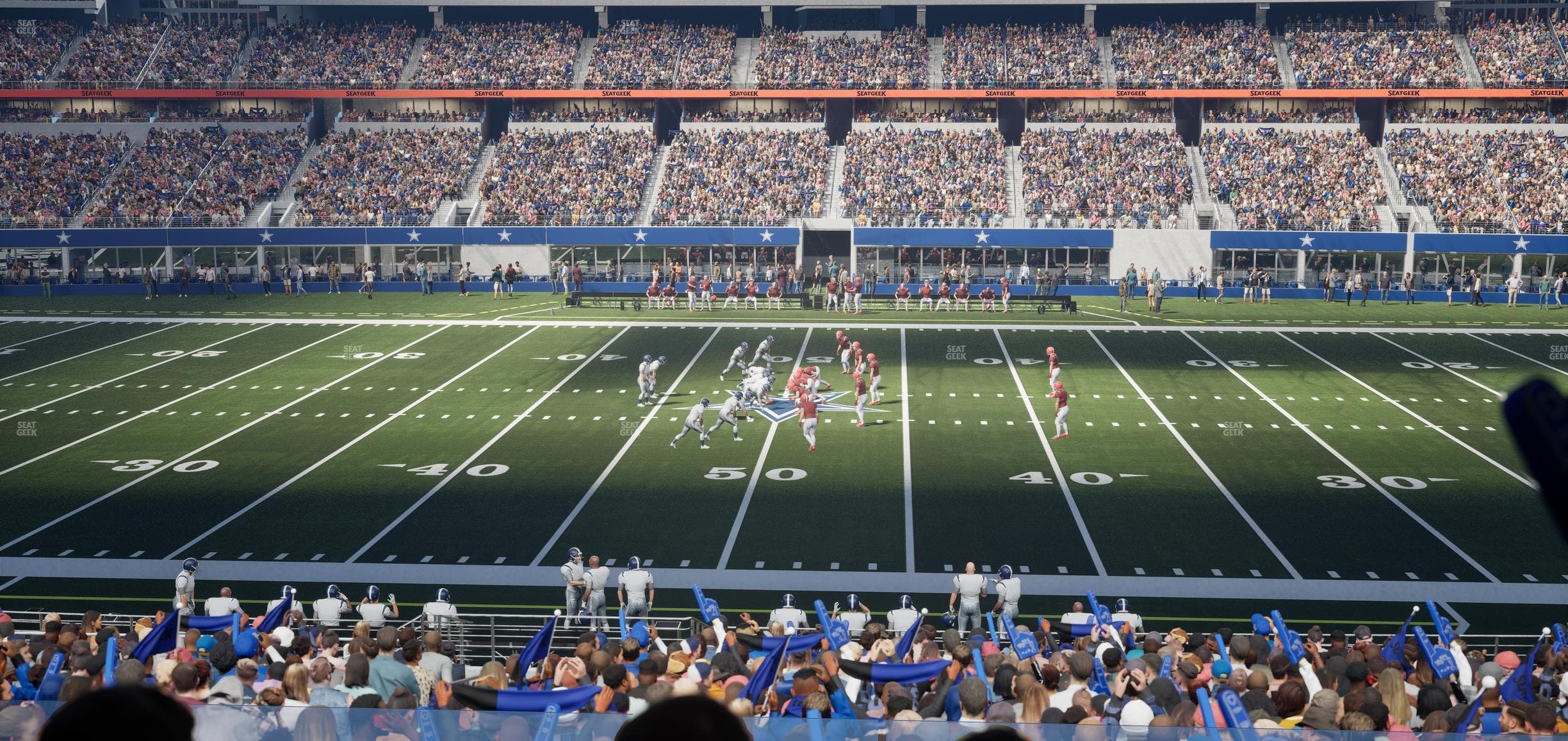 AT&T Stadium - Section Owners Club Suite 1 R Seat View