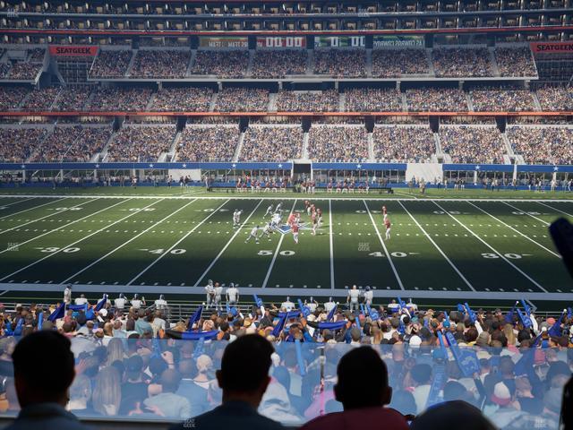 AT&T Stadium - Section Owners Club Suite 1 R Seat View