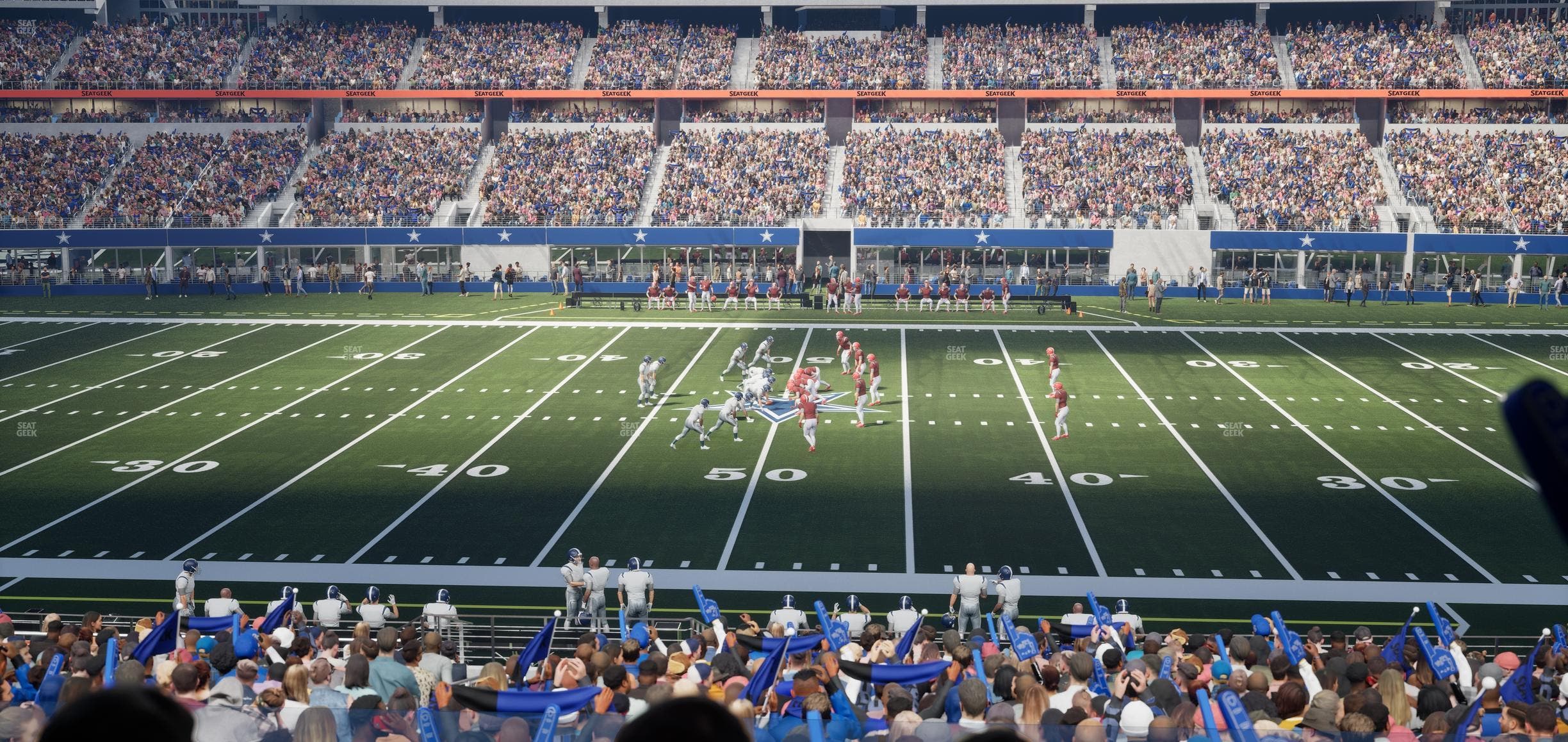 AT&T Stadium - Section Owners Club Suite 1 R Seat View