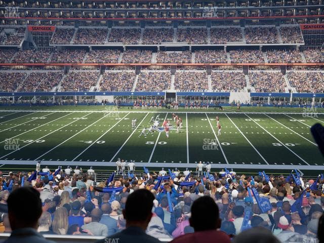 AT&T Stadium - Section Owners Club Suite 1 R Seat View