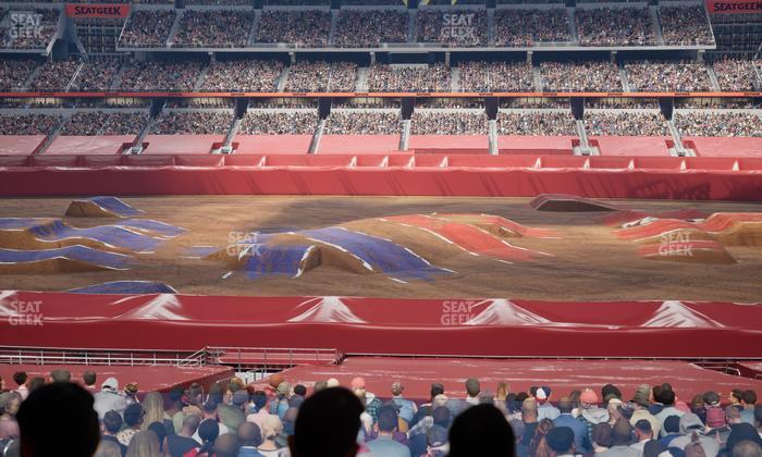 AT&T Stadium - Section Owners Club Suite 1 R Seat View