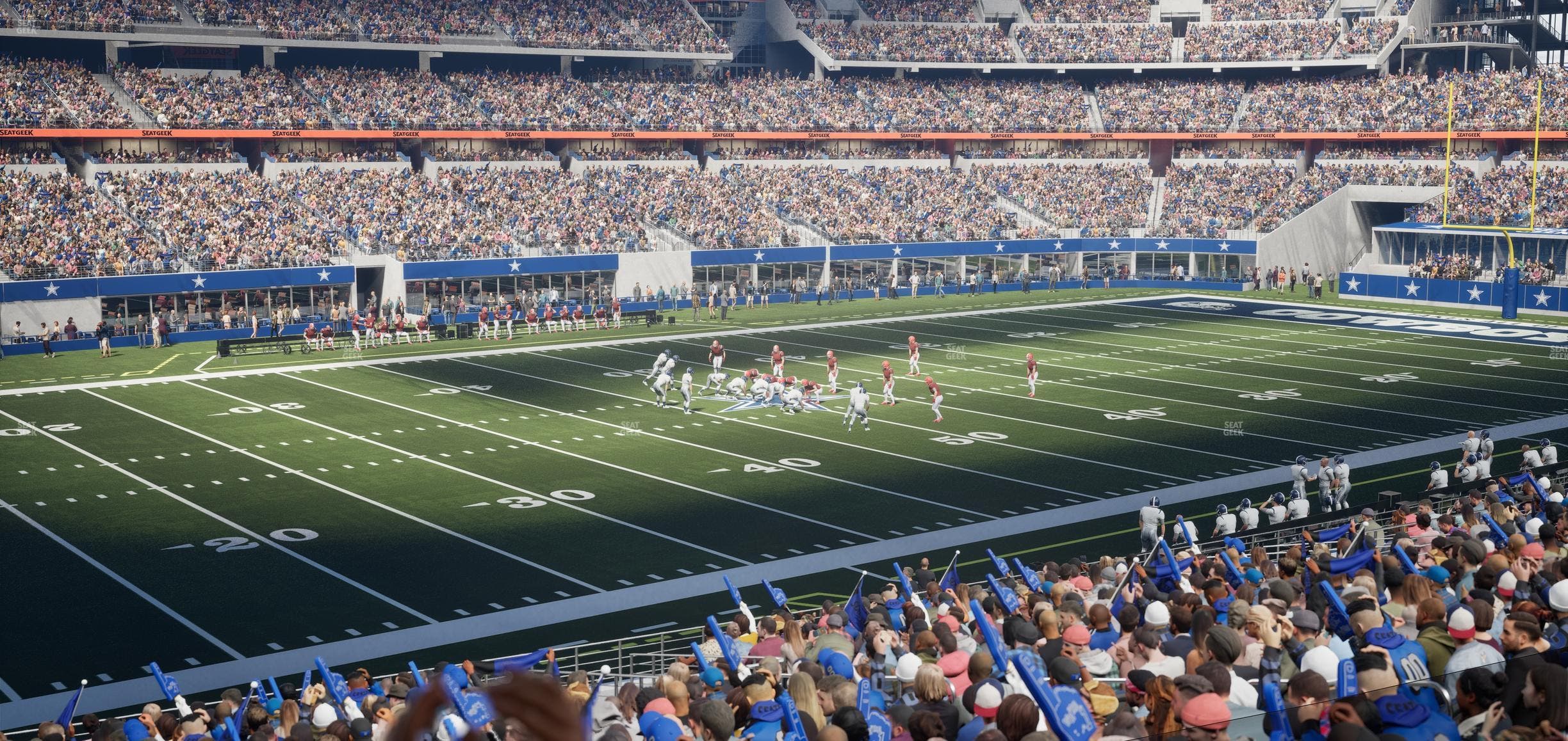 AT&T Stadium - Section Owners Club Suite 10 L Seat View