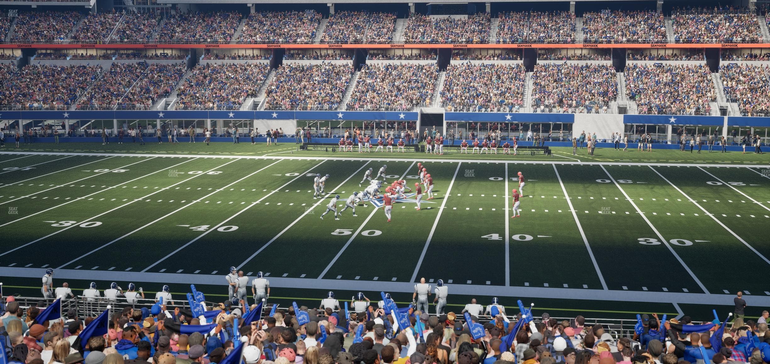 AT&T Stadium - Section Owners Club Suite 2 R Seat View