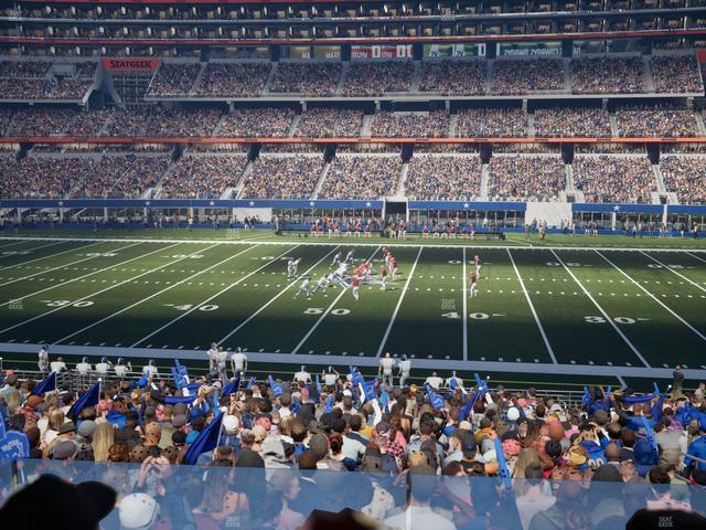 AT&T Stadium - Section Owners Club Suite 2 R Seat View