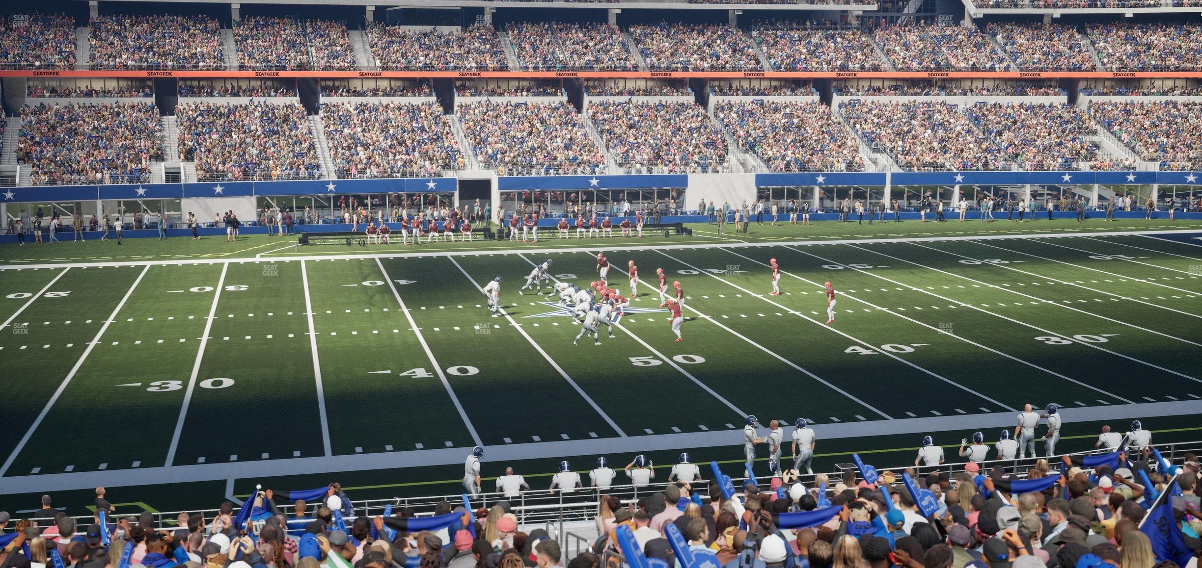 AT&T Stadium - Section Owners Club Suite 3 L Seat View