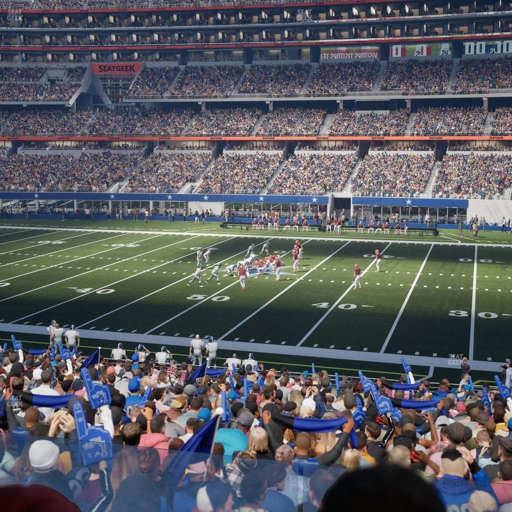 AT&T Stadium - Section Owners Club Suite 4 R Seat View