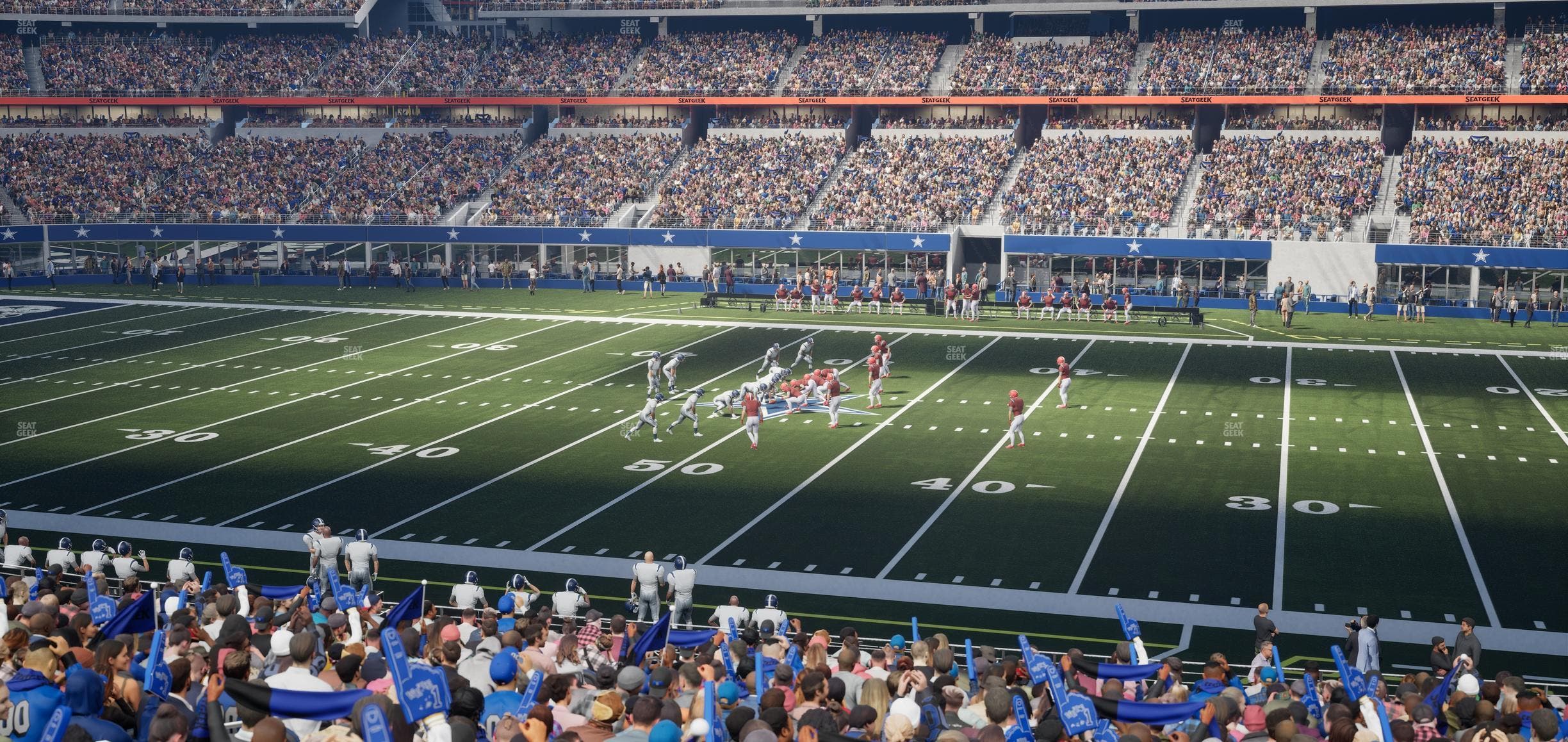 AT&T Stadium - Section Owners Club Suite 4 R Seat View