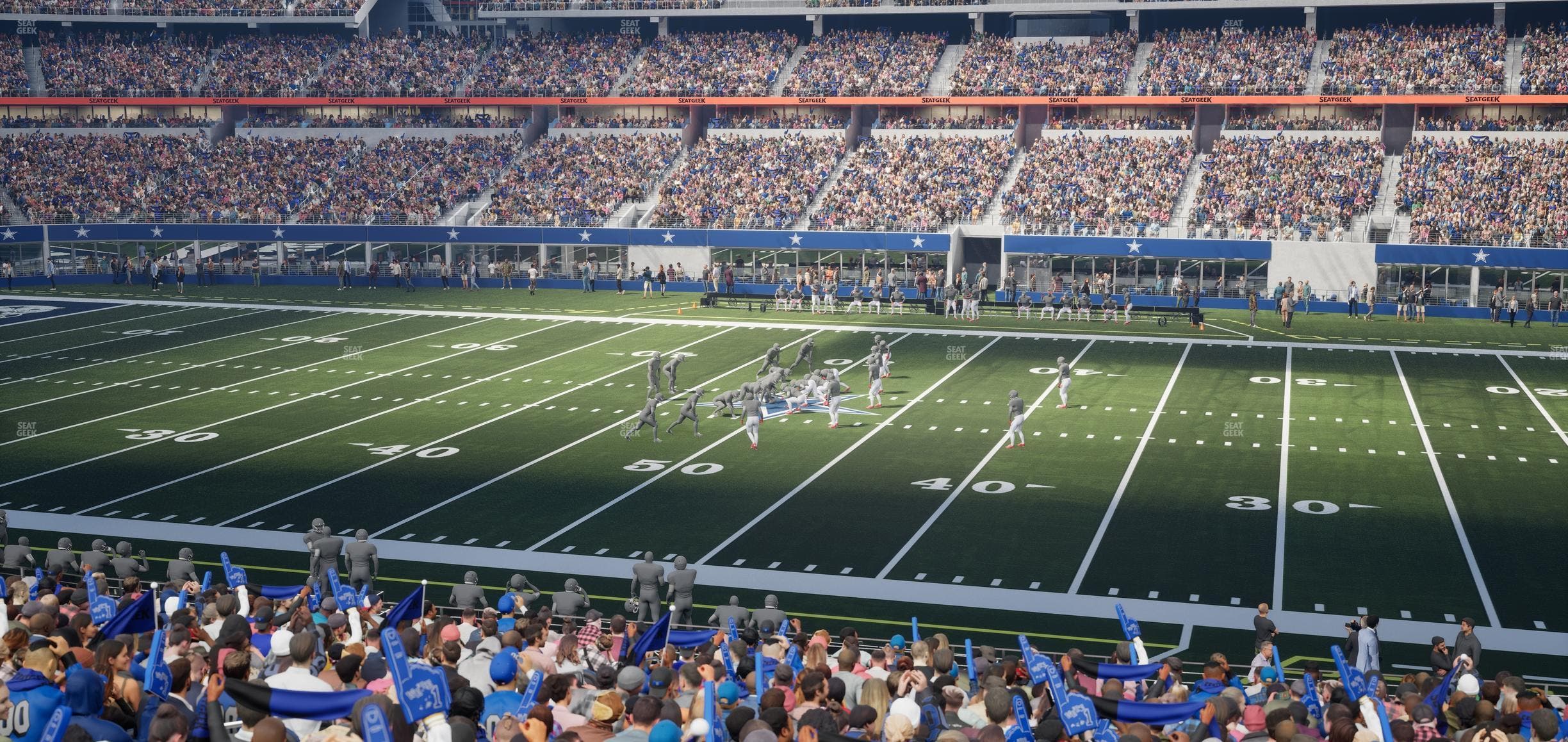 AT&T Stadium - Section Owners Club Suite 4 R Seat View