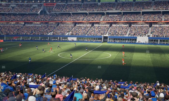 AT&T Stadium - Section Owners Club Suite 4 R Seat View