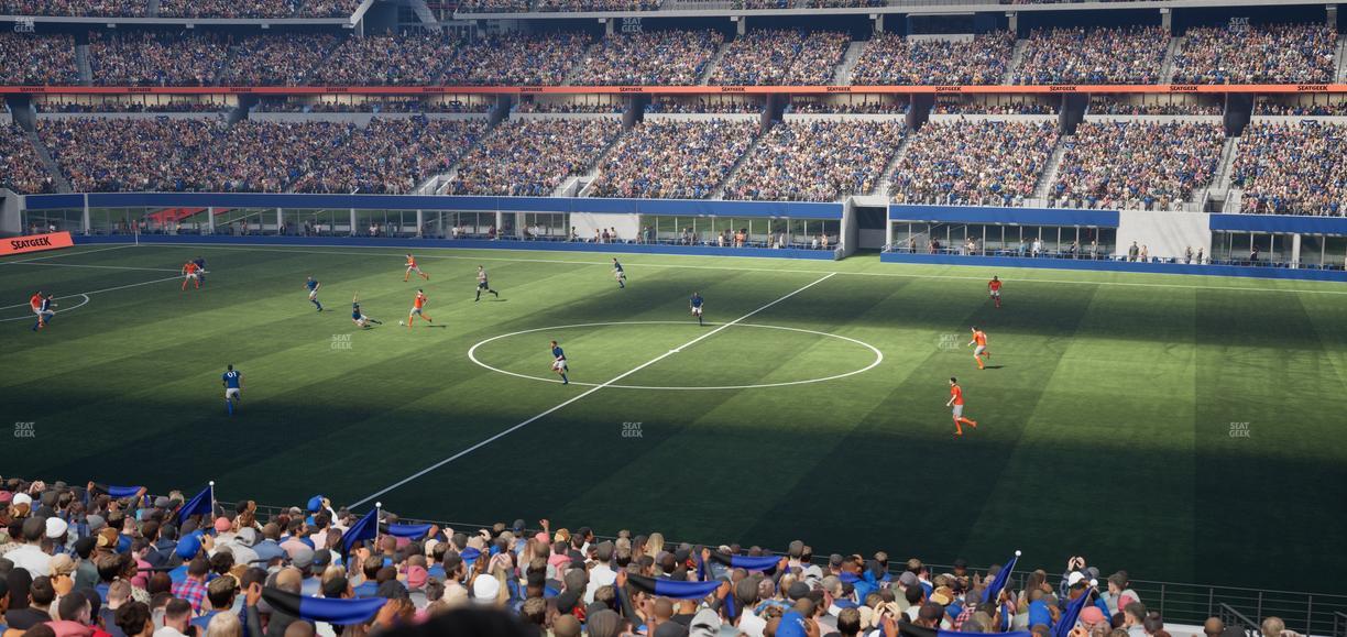 AT&T Stadium - Section Owners Club Suite 5 R Seat View