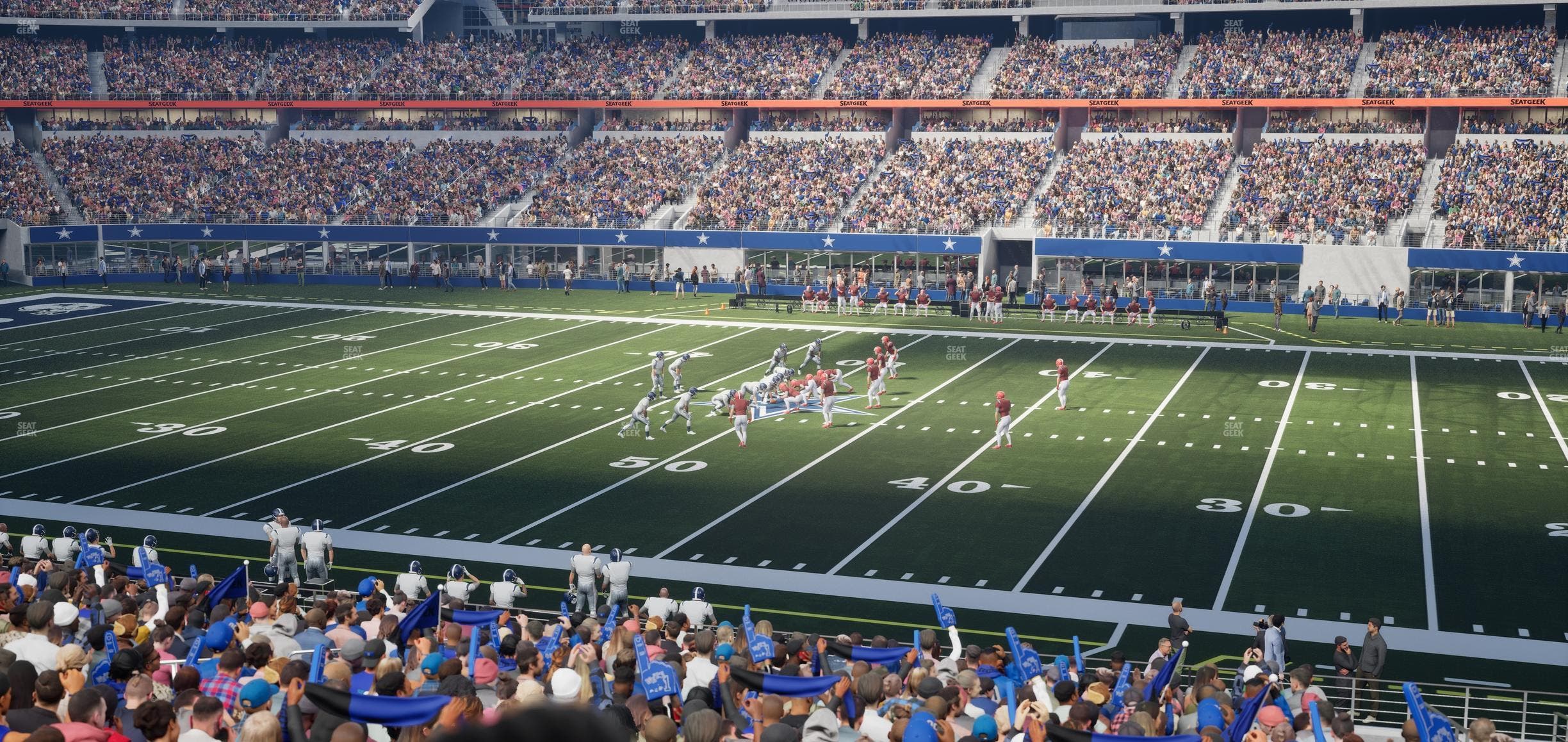 AT&T Stadium - Section Owners Club Suite 5 R Seat View