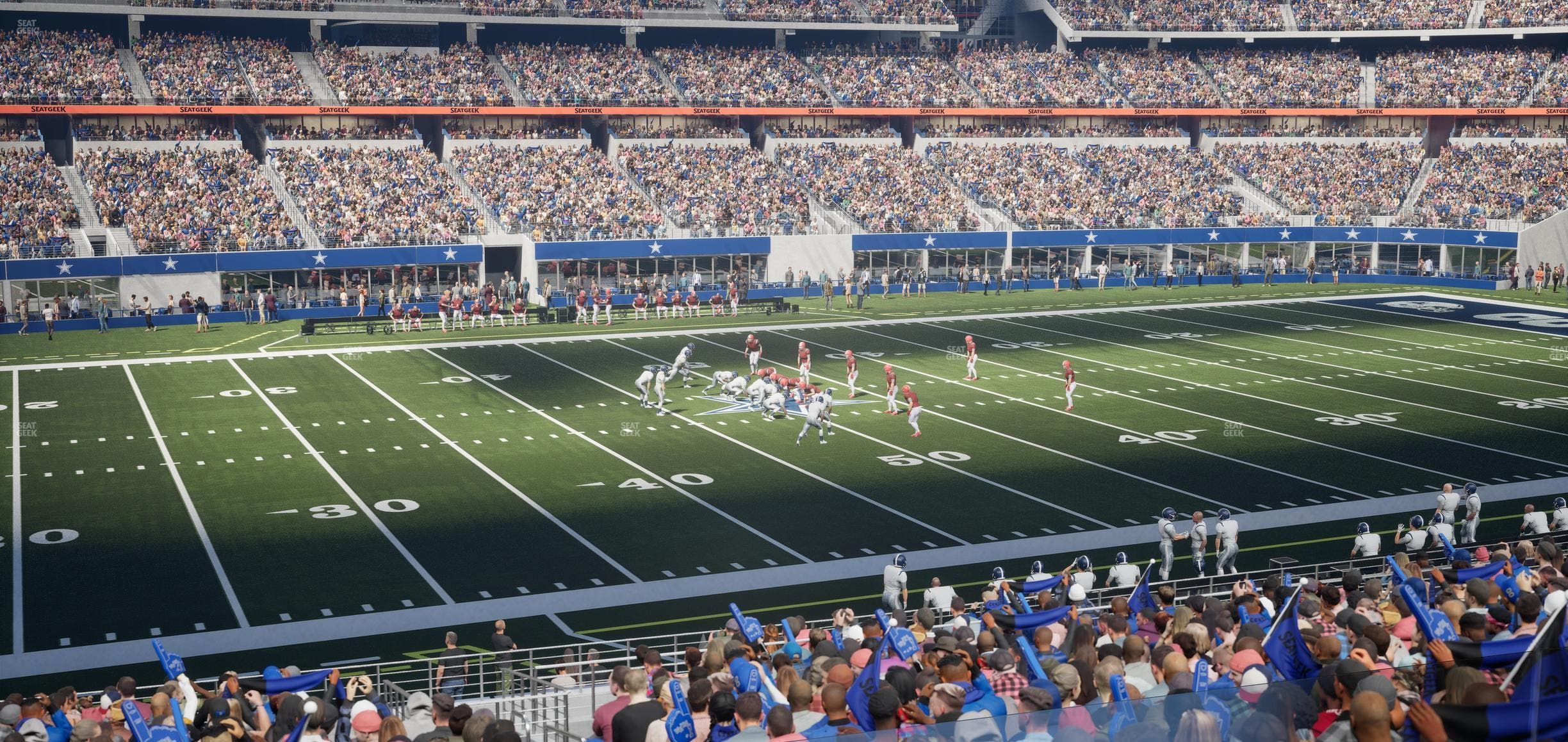 AT&T Stadium - Section Owners Club Suite 6 L Seat View