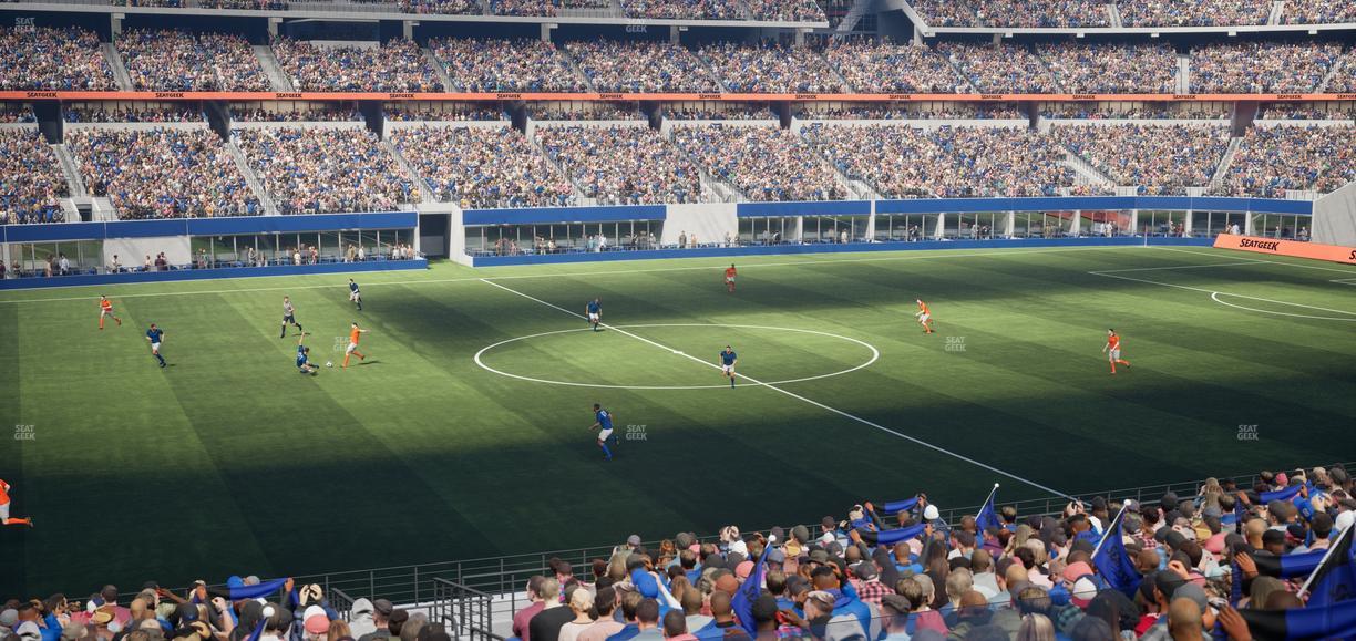 AT&T Stadium - Section Owners Club Suite 6 L Seat View