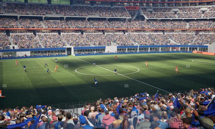 AT&T Stadium - Section Owners Club Suite 6 L Seat View