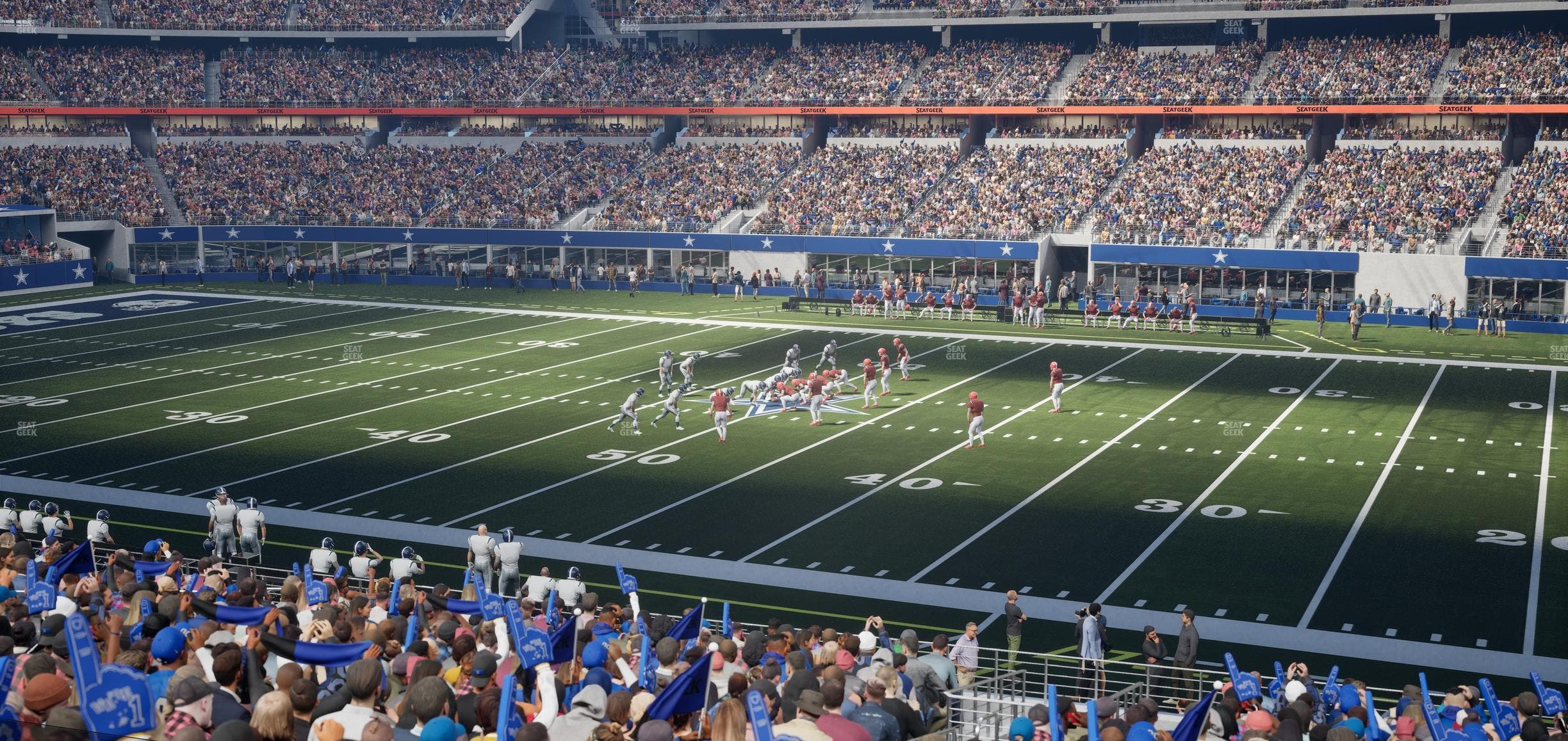 AT&T Stadium - Section Owners Club Suite 6 R Seat View