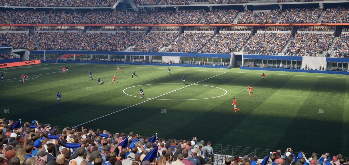 AT&T Stadium - Section Owners Club Suite 6 R Seat View