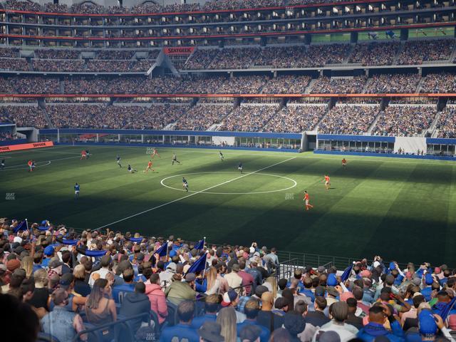 AT&T Stadium - Section Owners Club Suite 6 R Seat View