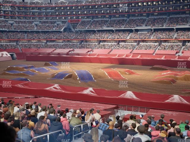AT&T Stadium - Section Owners Club Suite 6 R Seat View