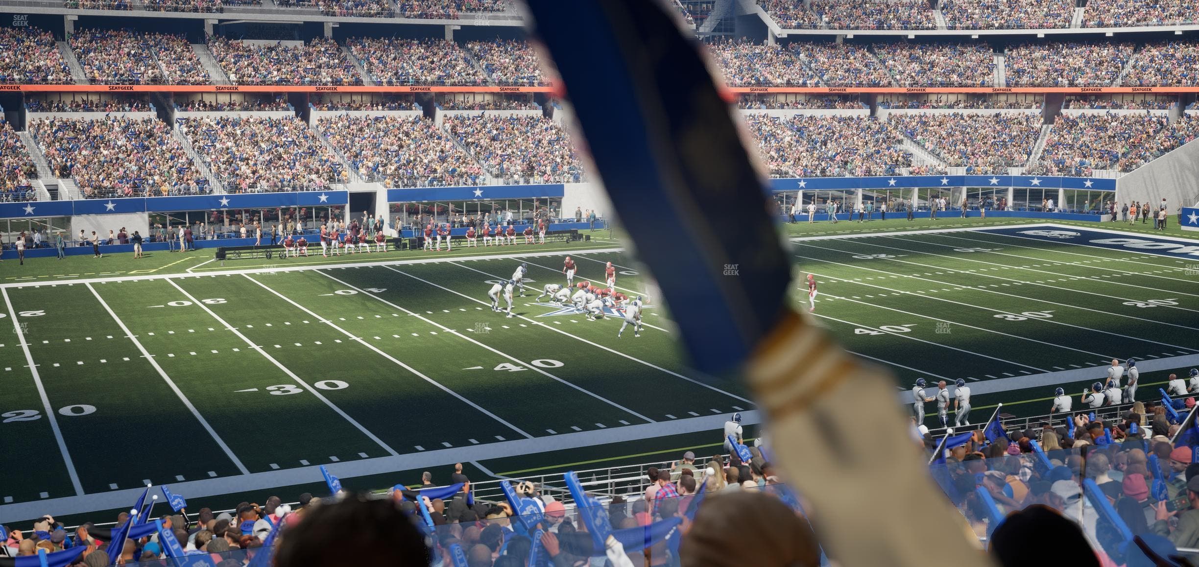 AT&T Stadium - Section Owners Club Suite 7 L Seat View