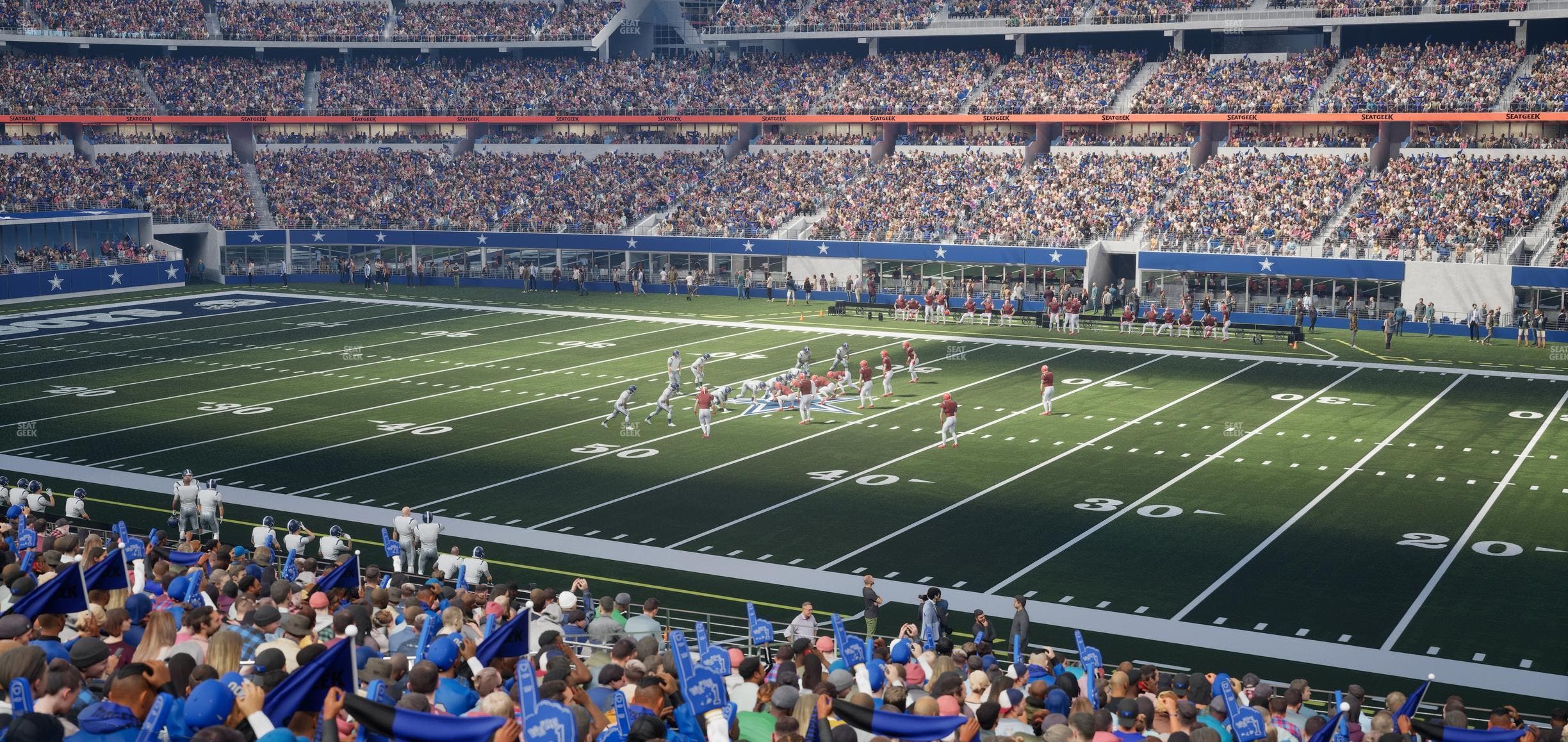 AT&T Stadium - Section Owners Club Suite 7 R Seat View