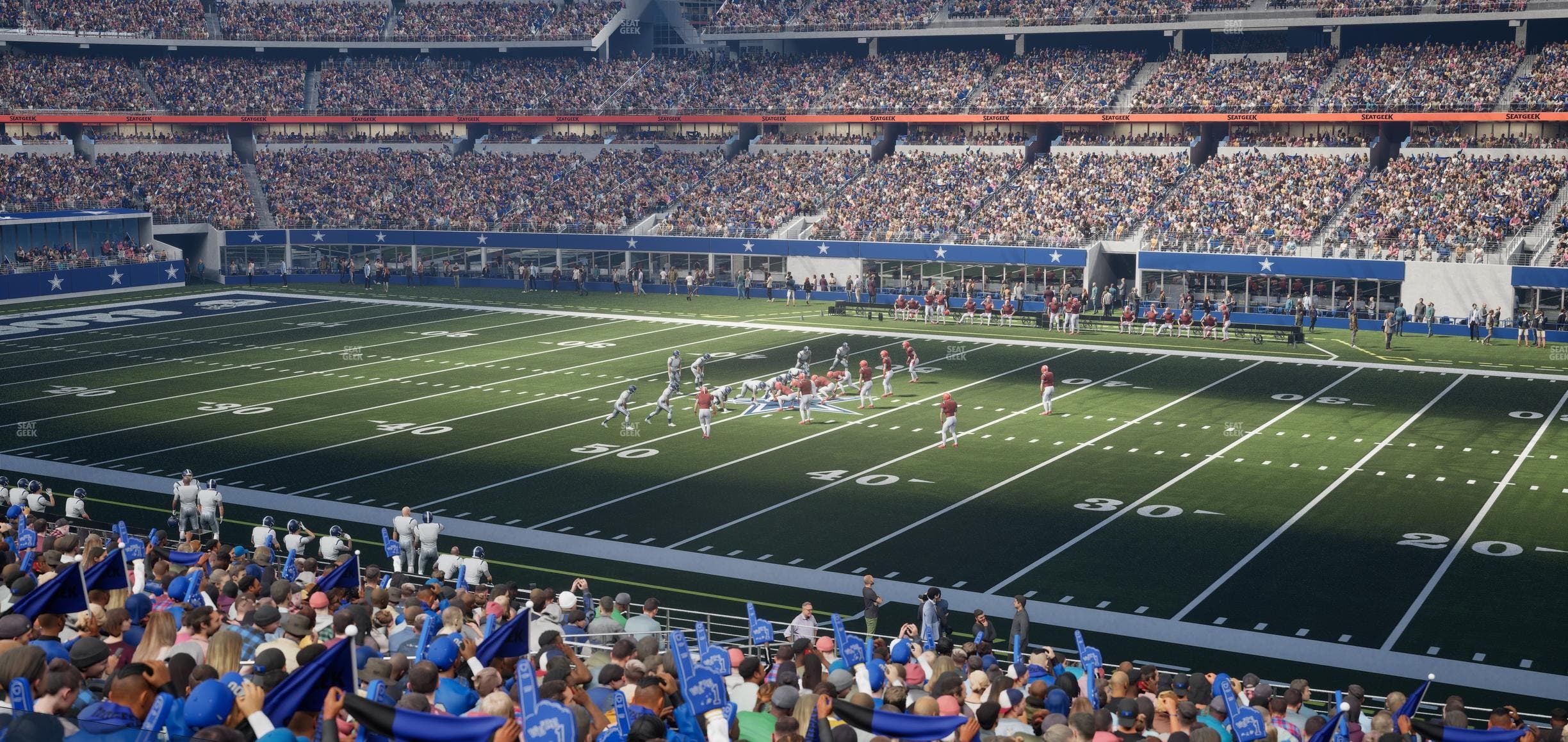 AT&T Stadium - Section Owners Club Suite 7 R Seat View