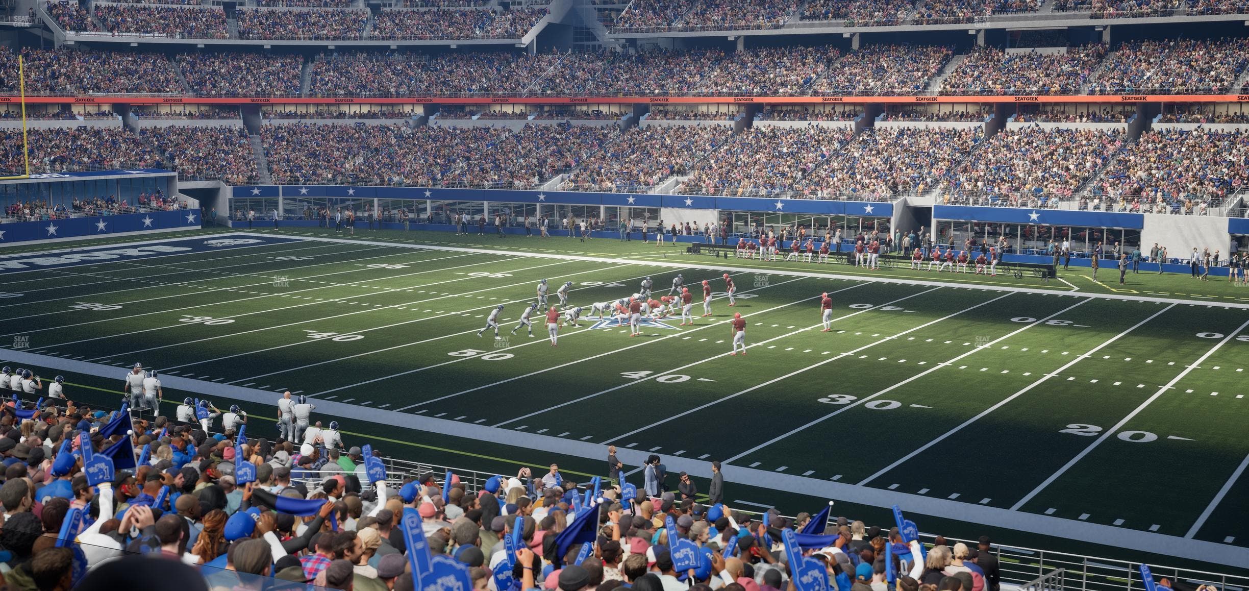 AT&T Stadium - Section Owners Club Suite 8 R Seat View