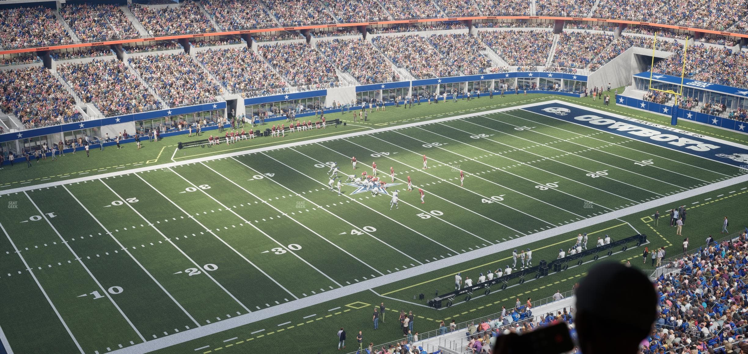 AT&T Stadium - Section Ring Of Honor Suite 554 Seat View