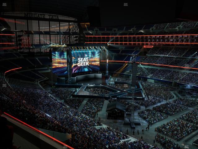 AT&T Stadium - Section Ring Of Honor Suite 582 Seat View