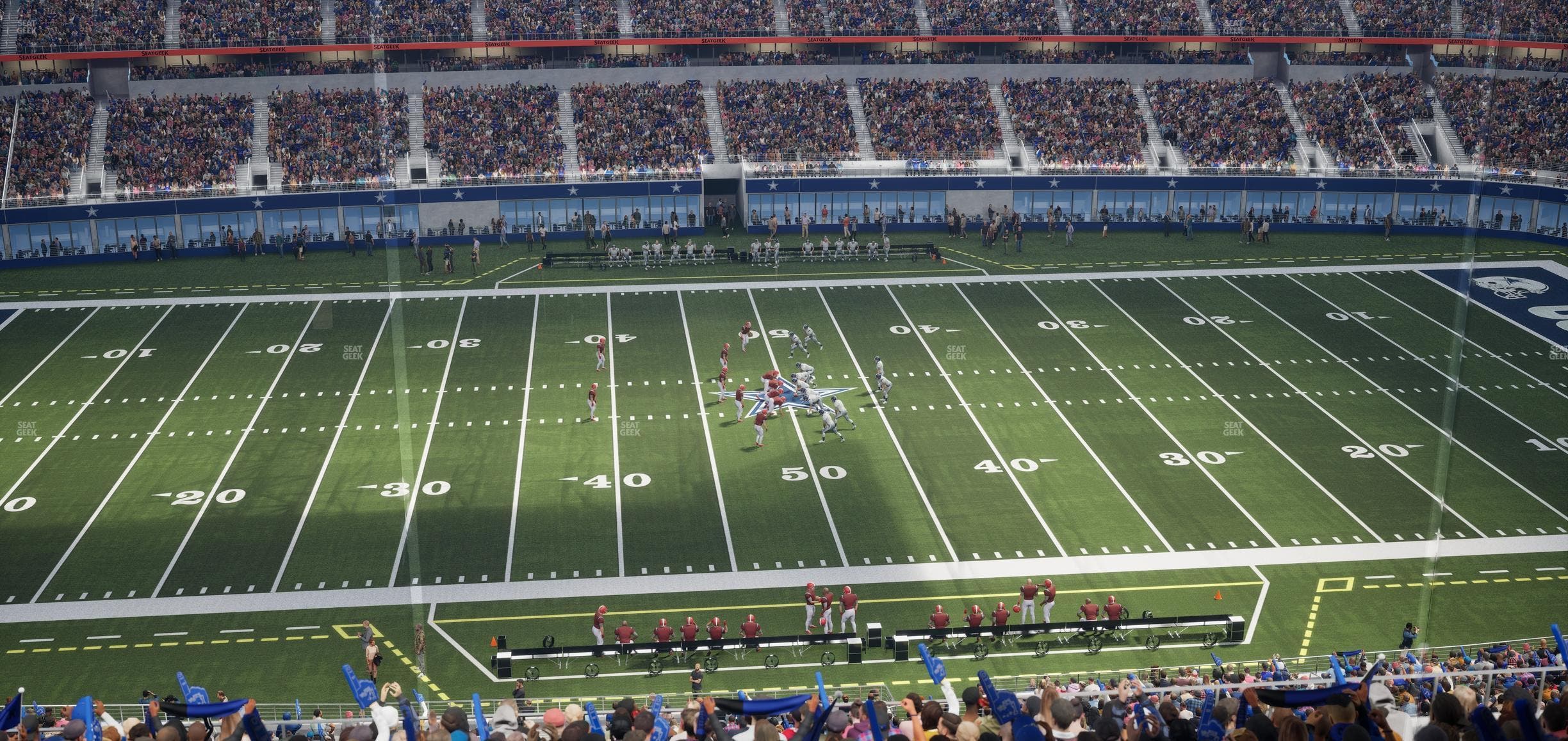 AT&T Stadium - Section Silver Suite 402 Seat View