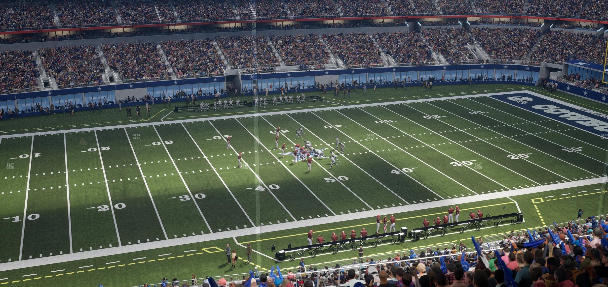 AT&T Stadium - Section Silver Suite 405 Seat View