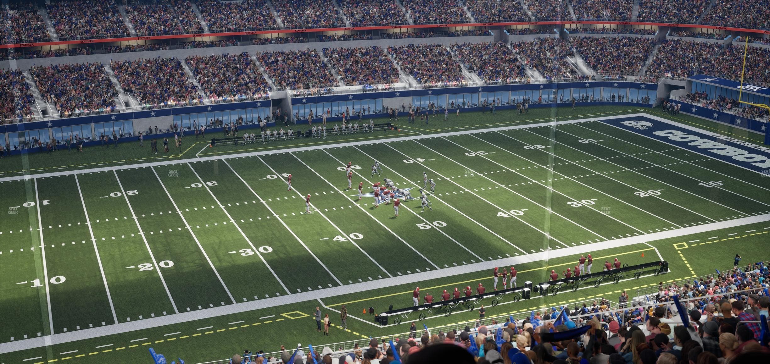 AT&T Stadium - Section Silver Suite 406 Seat View