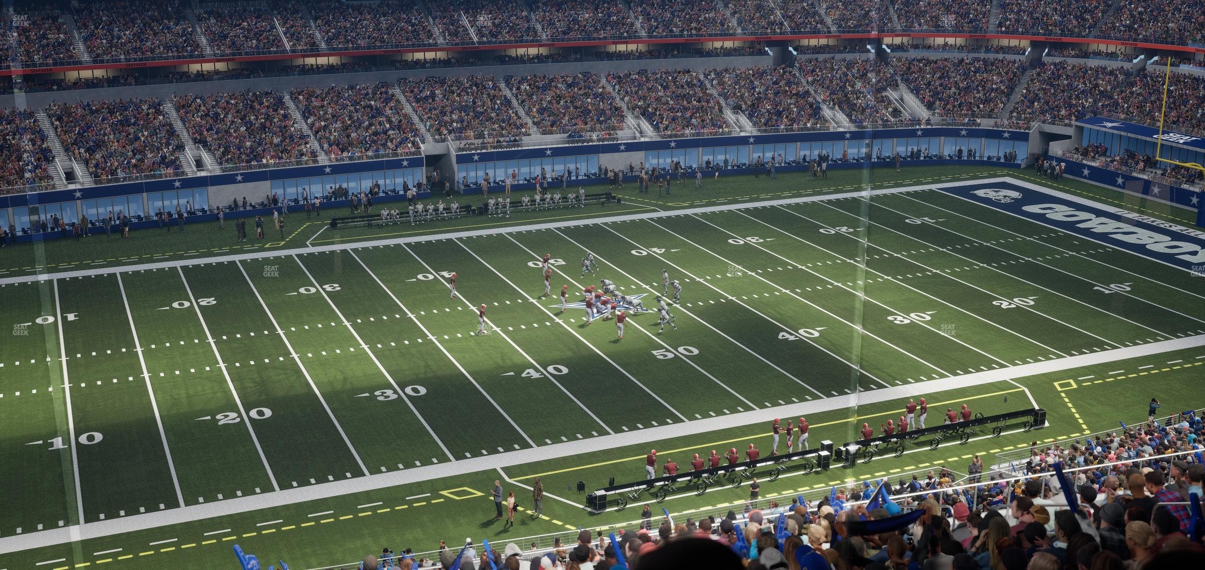 AT&T Stadium - Section Silver Suite 406 Seat View