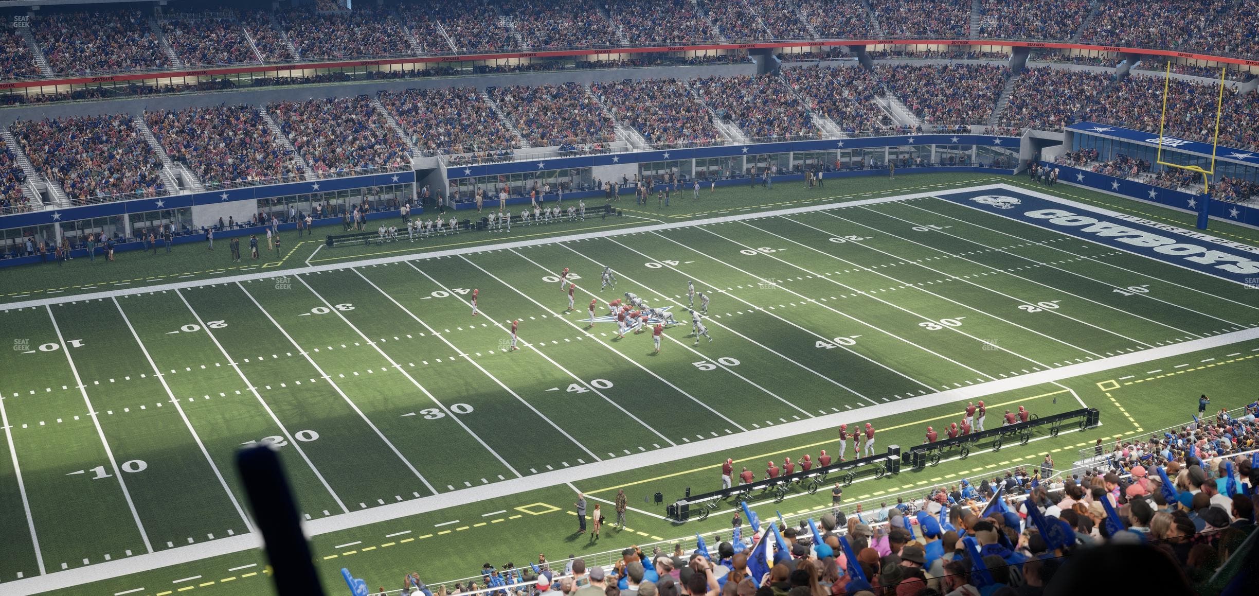 AT&T Stadium - Section Silver Suite 407 Seat View