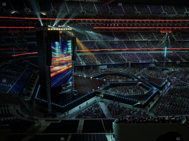 AT&T Stadium - Section Silver Suite 408 Seat View