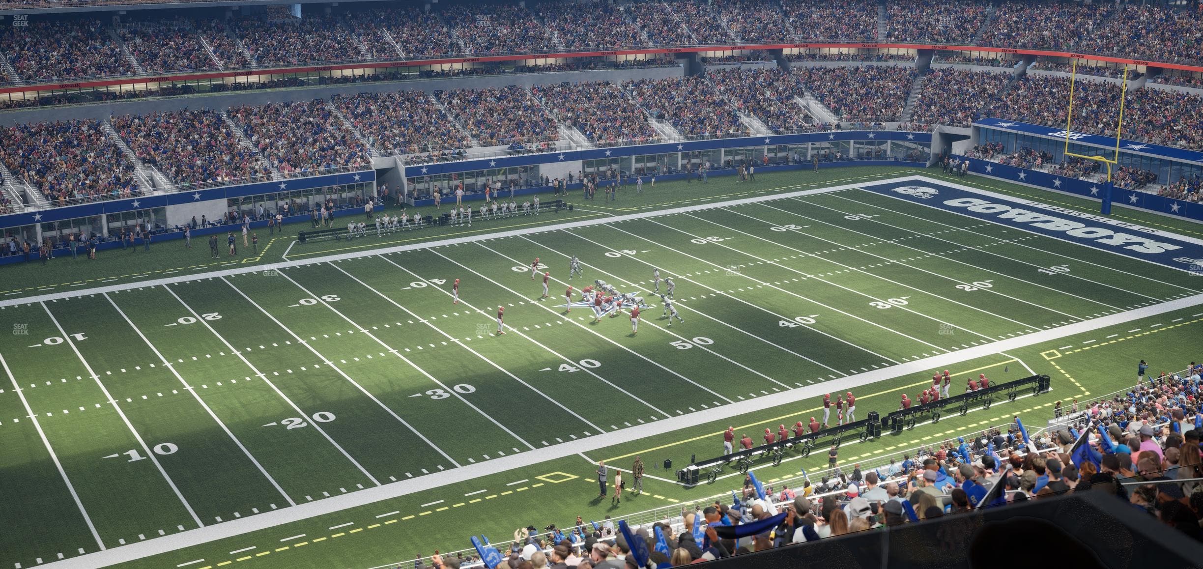 AT&T Stadium - Section Silver Suite 408 Seat View