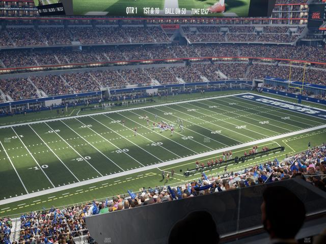AT&T Stadium - Section Silver Suite 408 Seat View
