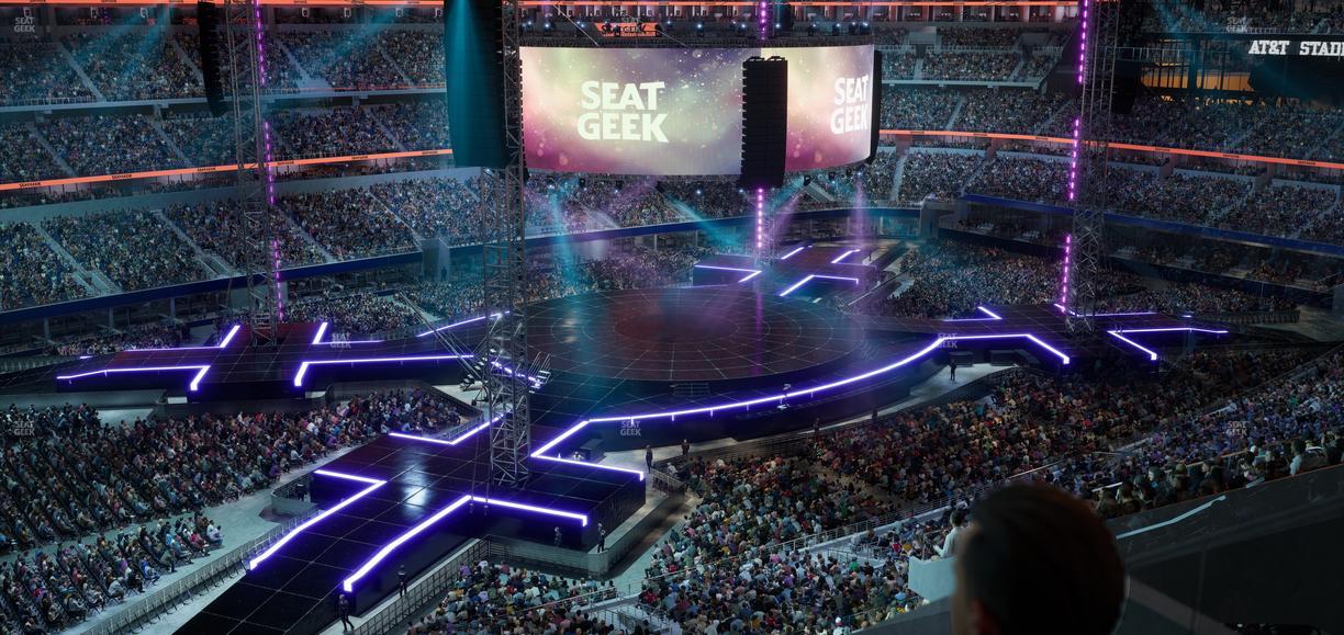 AT&T Stadium - Section Silver Suite 410 Seat View