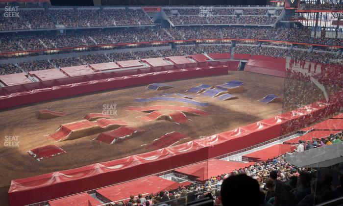 AT&T Stadium - Section Silver Suite 411 Seat View