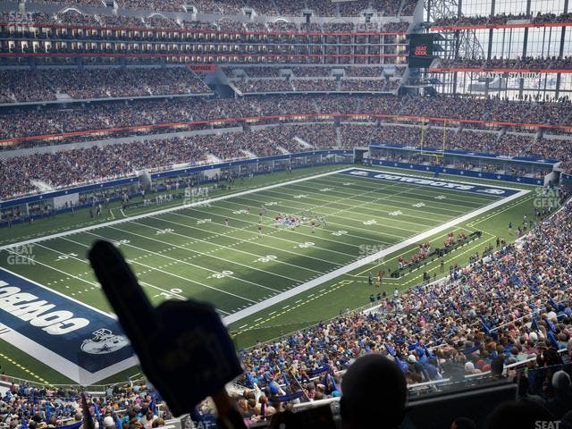 AT&T Stadium - Section Silver Suite 415 Seat View