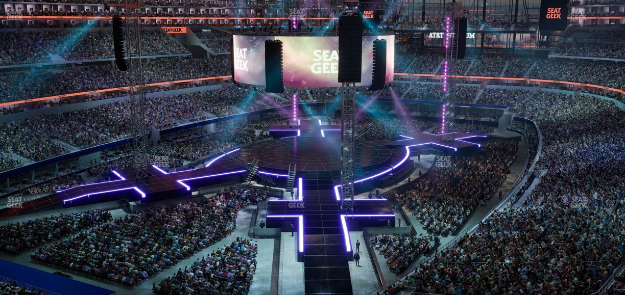 AT&T Stadium - Section Silver Suite 420 Seat View