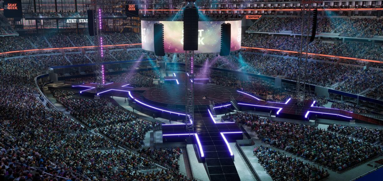 AT&T Stadium - Section Silver Suite 427 Seat View