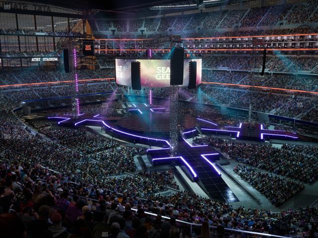 AT&T Stadium - Section Silver Suite 430 Seat View