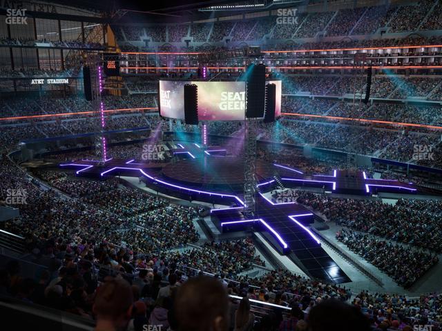 AT&T Stadium - Section Silver Suite 431 Seat View