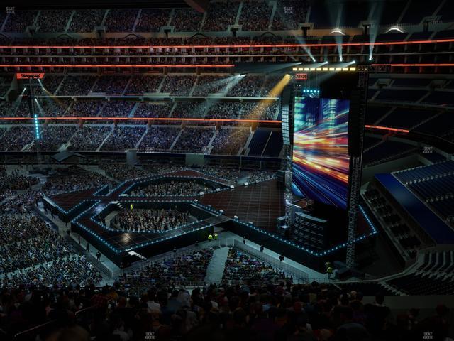AT&T Stadium - Section Silver Suite 438 Seat View