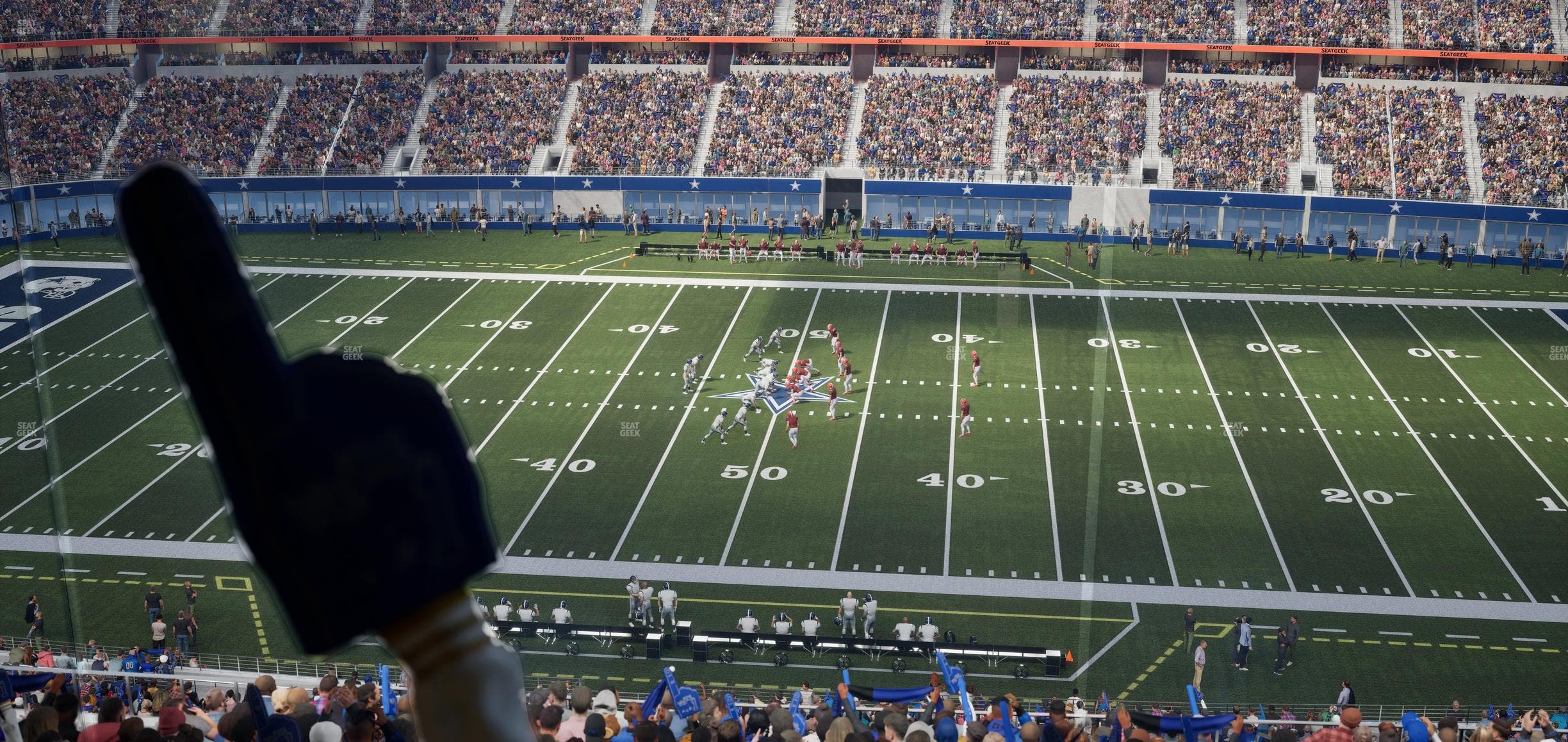 AT&T Stadium - Section Silver Suite 443 Seat View
