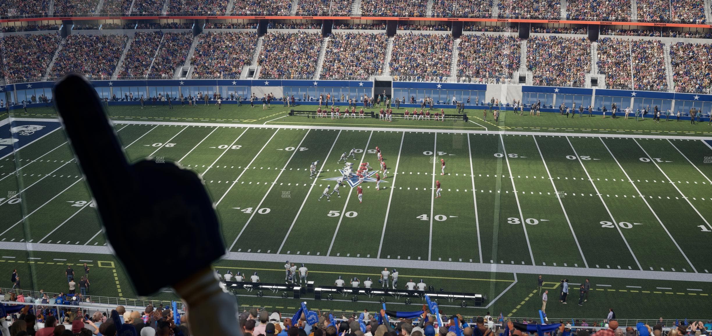 AT&T Stadium - Section Silver Suite 443 Seat View